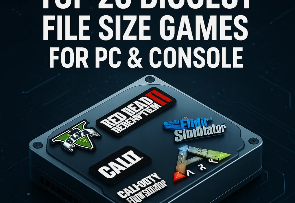 Biggest file size games for PC and console