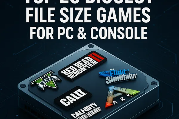 Top 20 Biggest File Size Games for PC and Console: How Large Can Games Really Get?Top 20 Biggest File Size Games for PC and Console – Ultimate Storage Monsters!Top 20 Biggest File Size Games for PC and Console: How Large Can Games Really Get? Biggest file size games for PC and console
